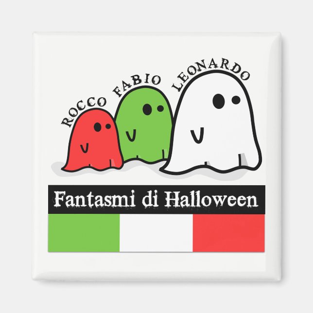 Aimant Ghosts d'Halloween en Italie, Fantasmi di Hallowee (Devant)