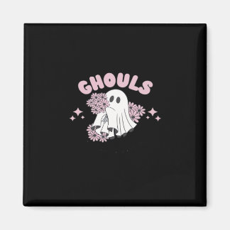 Aimant Ghouls veut juste s'amuser Halloween Art Basic Sty
