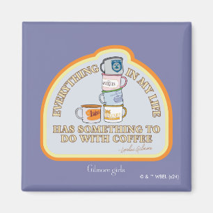 Aimant Gilmore Girls   Graphique des devis de café