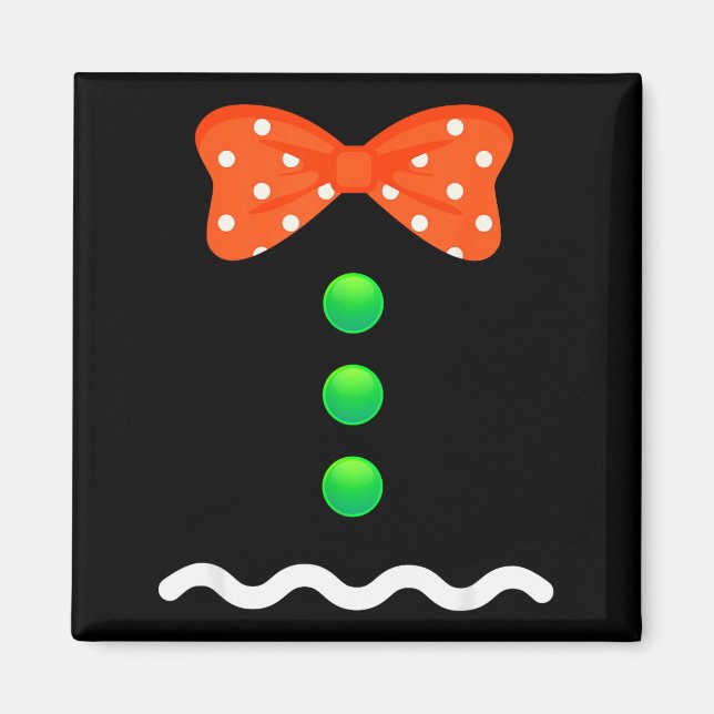 Aimant Gingerbread Man Christmas Costume For Kids &amp; A (Devant)