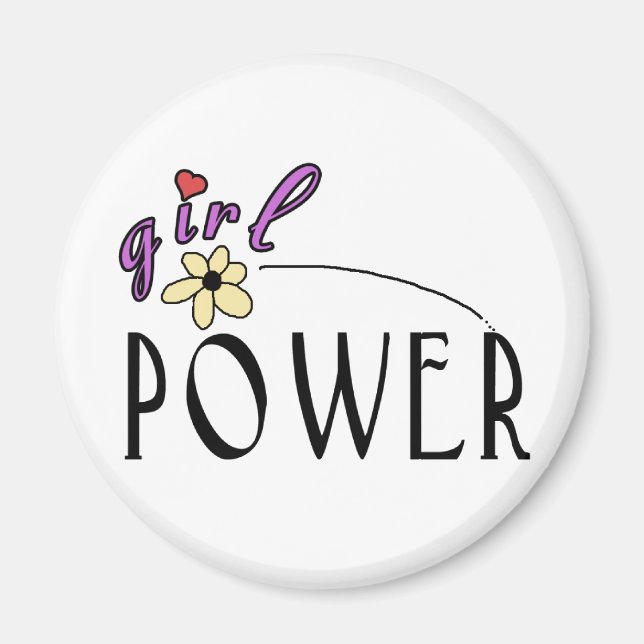 Aimant Girl Power (Devant)