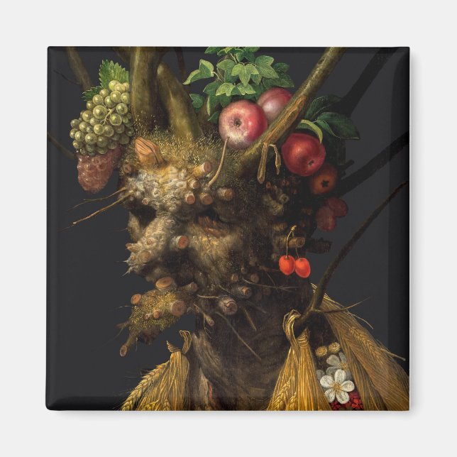 Aimant Giuseppe Arcimboldo - Quatre saisons en une tête (Devant)