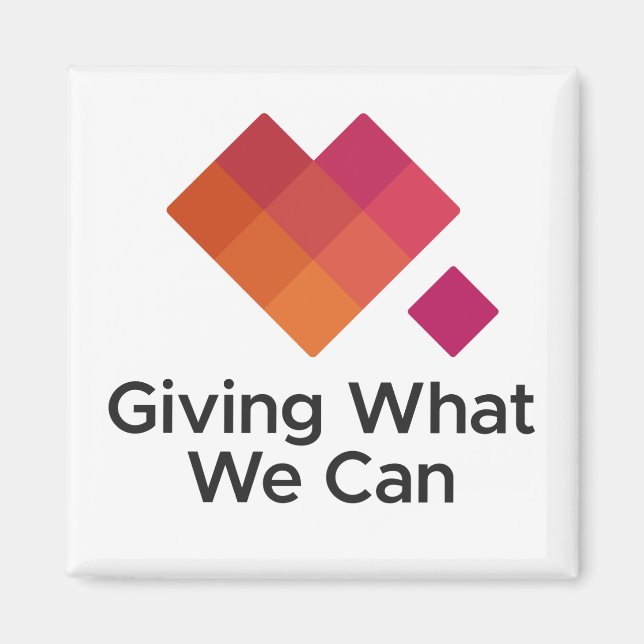 Aimant Giving What We Can Logo Centered (Devant)