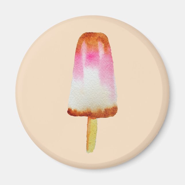 Aimant Glace au cola mignon pop art popsicle (Devant)