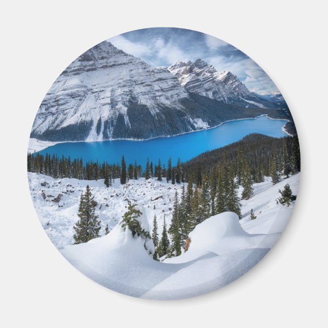 Aimant Glace et neige | Lac Peyto, Rocheuses canadiennes (Devant)