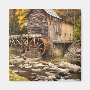 Aimant Glade Creek Grist Mill, parc d'État de Babcock,