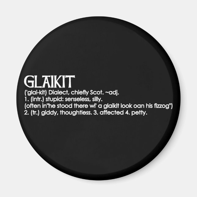 Aimant Glaikit (Devant)