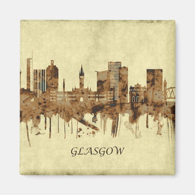 Aimant Glasgow Écosse (Devant)