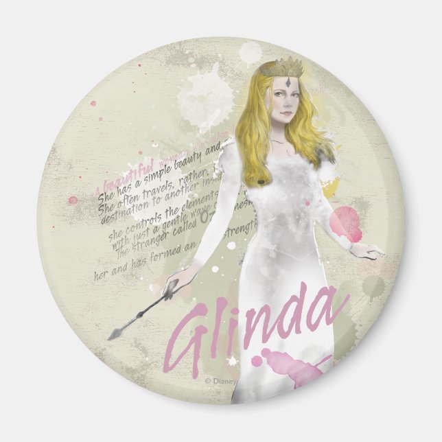 Aimant Glinda La Bonne Sorcière 4 (Devant)