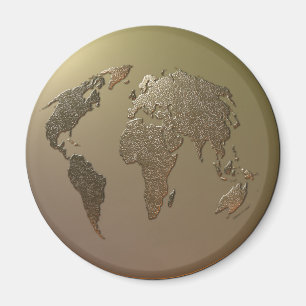 Aimant Globe d'or