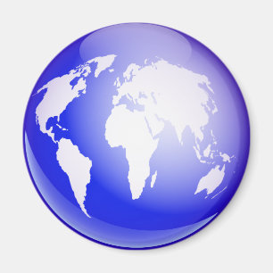 Aimant Globe du monde