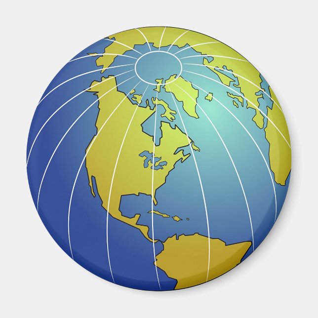 Aimant Globe terrestre (Devant)