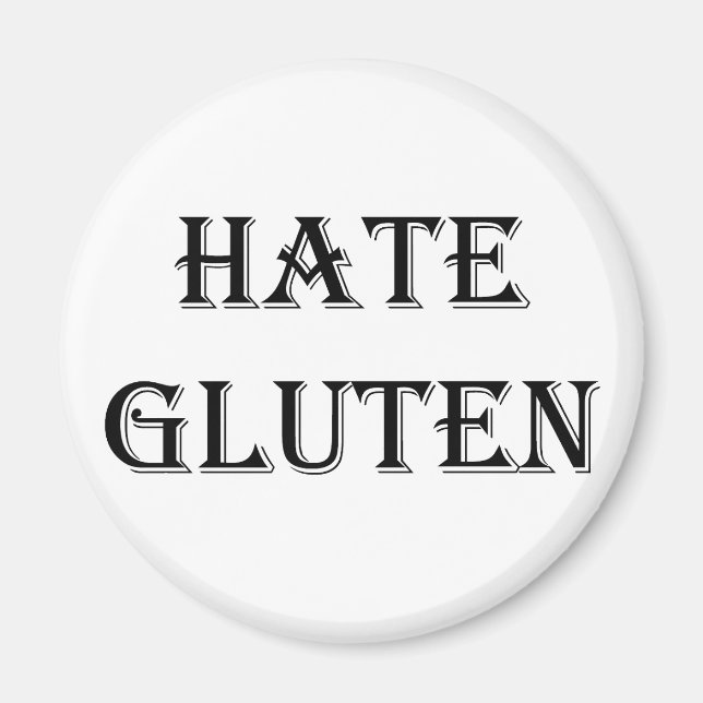 Aimant GLUTEN DE HAINE (Devant)