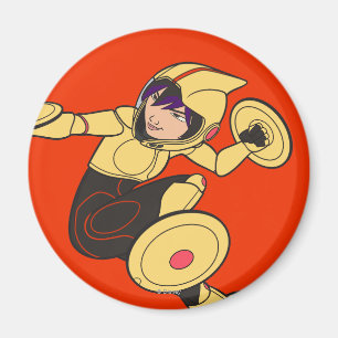 Aimant Go Go Go Tomago Jaune
