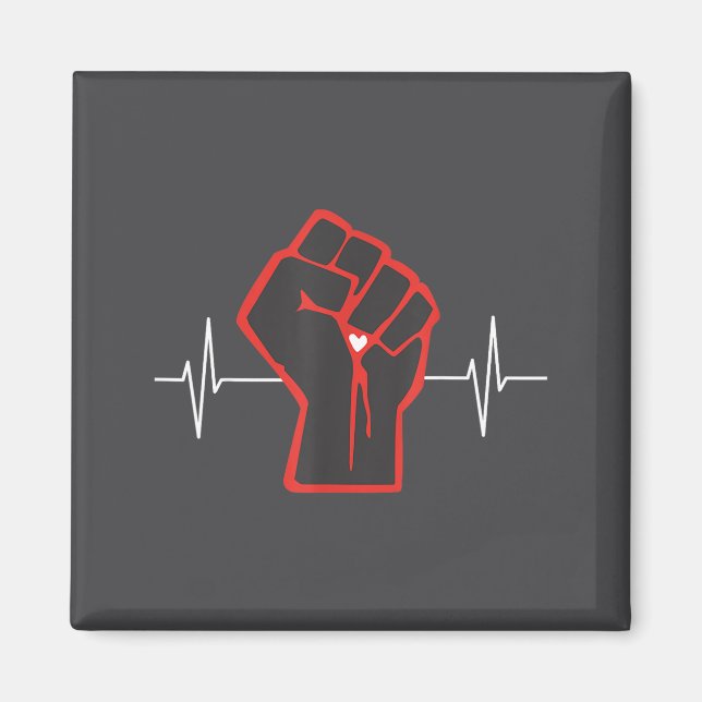 Aimant Go Red Heart Disease Awareness Month  (Devant)