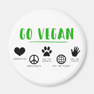 Aimant Go Vegan