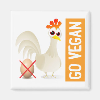 Aimant Go Vegan Chicken