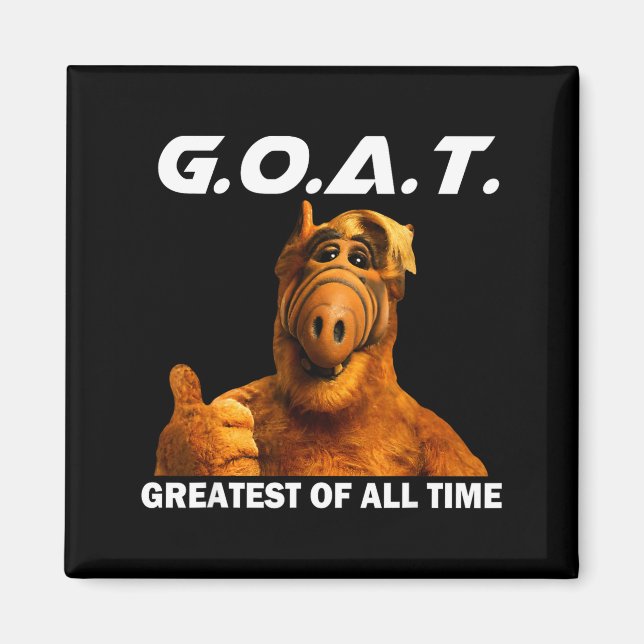 Aimant Goat Greatest Of All Time Funny Meme  (Devant)