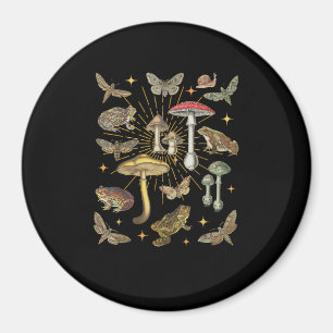 Aimant Goblinaire esthétique Cottagecore Champignon Greno