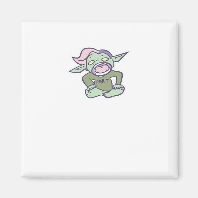Aimant Goblincore Fart Goblin Classique (Devant)