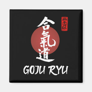Aimant Goju Ryu Karate Uniforme Goju Ryu Uniforme Calligr