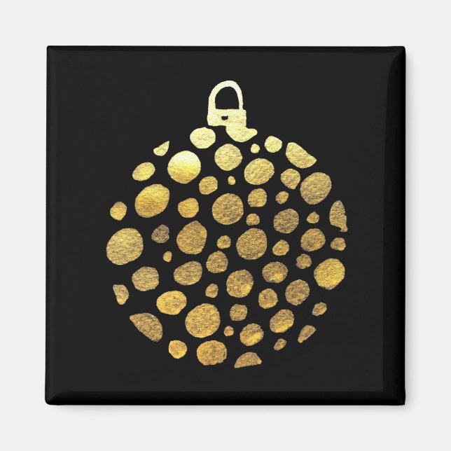 Aimant Gold bauble (Devant)