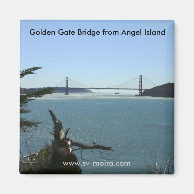 Aimant Golden Gate Bridge de Angel Island (Devant)