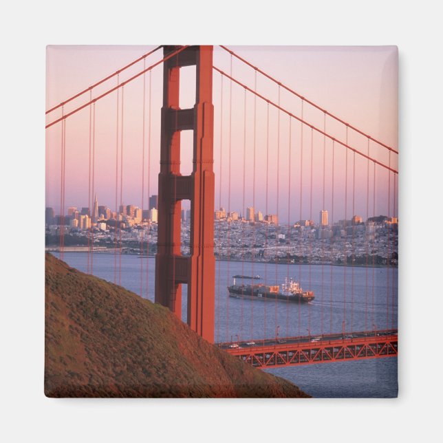 Aimant Golden Gate Bridge ; San Francisco ; Californie ; (Devant)