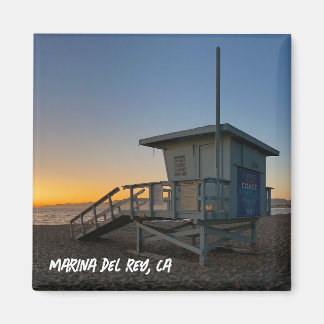 Aimant Golden Hour Sunset - Marina Del Rey, CA