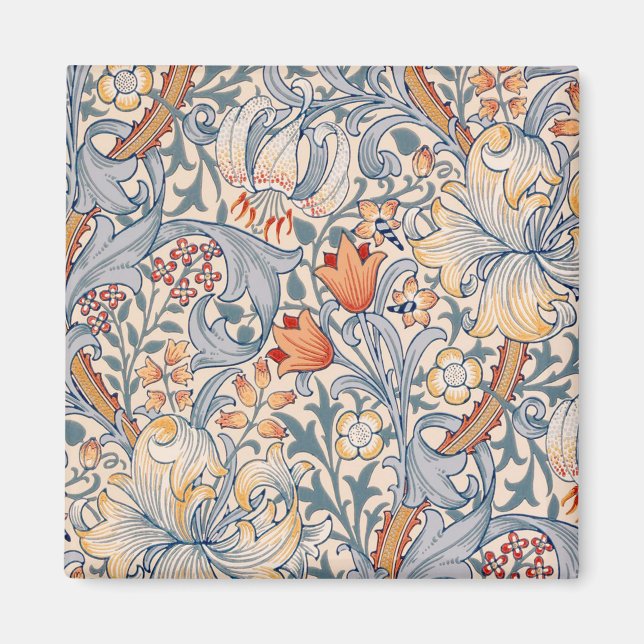 Aimant Golden Lily, William Morris (Devant)