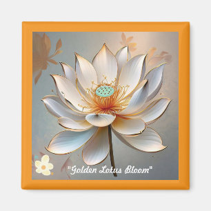 Aimant "Golden Lotus Blossom"