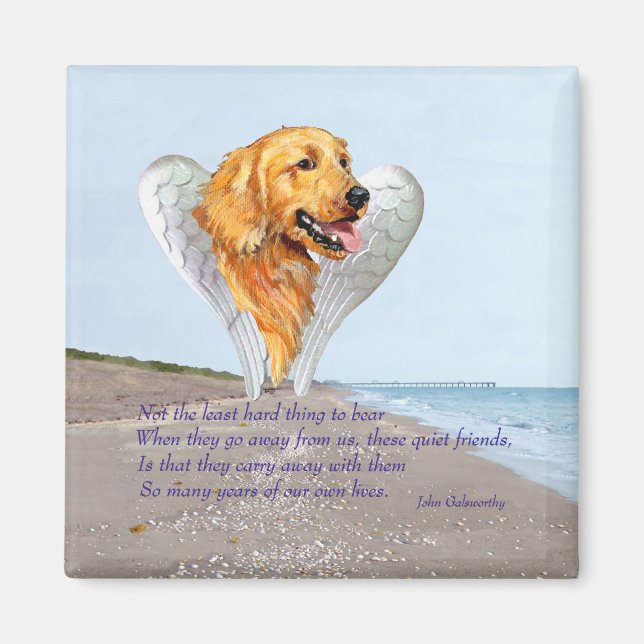 Aimant Golden Retriever (Devant)