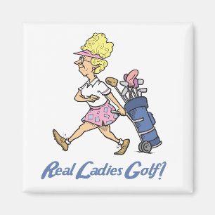 Aimant golf des vraies dames