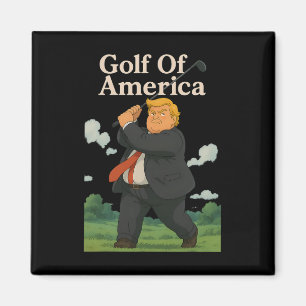 Aimant Golf Drôle D'Amérique Donald Trump Jeu De Mots 