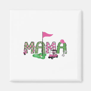 Aimant Golf Mama Pink Trou En Un Golf 1ère Fille Annivers