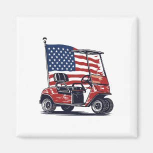 Aimant Golf Part Drapeau américain 4 juillet Sport Patrio