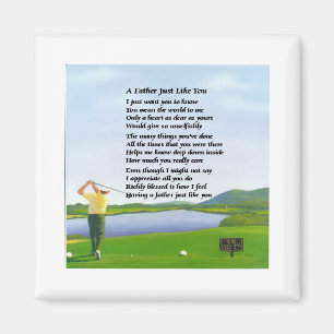 Aimant Golf - Père Poem