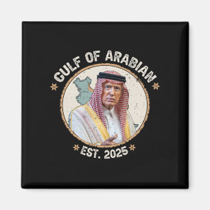 Aimant Golfe d'Arabie Rétro Arabe Golfe d'Arabie Amusant