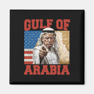 Aimant Golfe D'Arabie vintage Est 2025 Rétro Golfe D'Arab