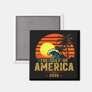 Aimant Golfe des USA Amérique Est 2025 Retro Vintage