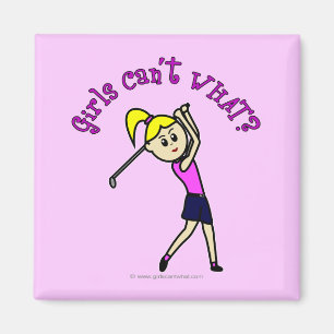 Aimant Golfeur de la femme légère