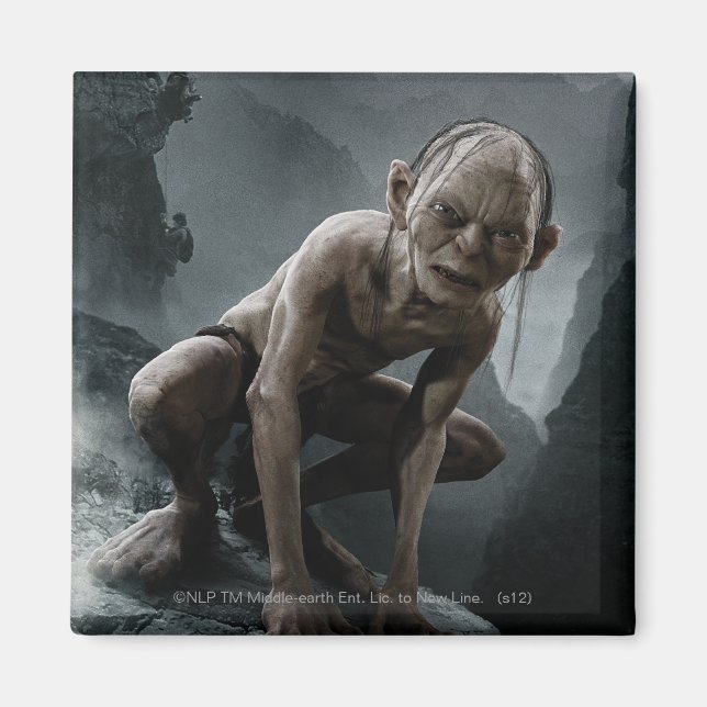 Aimant GOLLUM™ on a Rock (Devant)