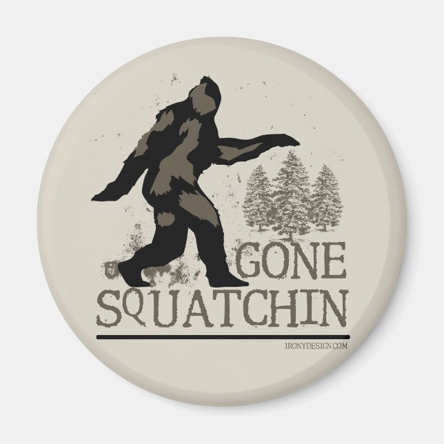 Aimant Gone Squatchin (Devant)