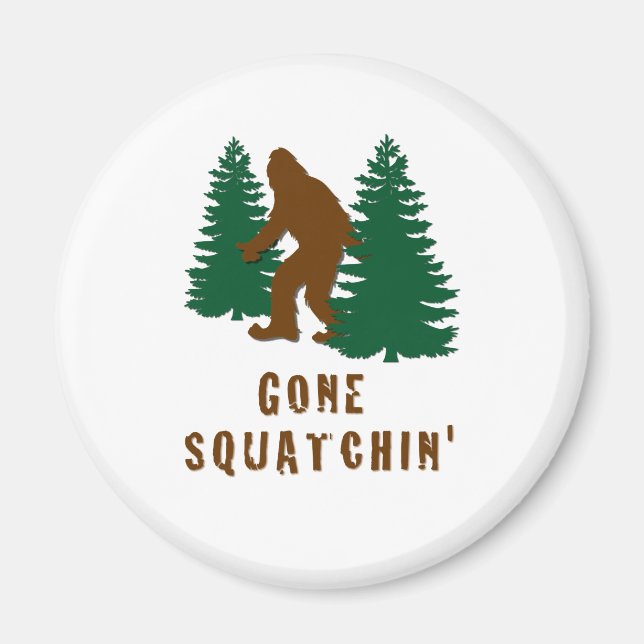 Aimant Gone Squatchin (Devant)