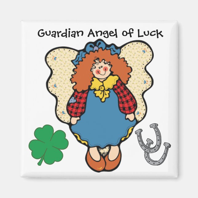 Aimant Good Luck Guardian Angel par SRF (Devant)