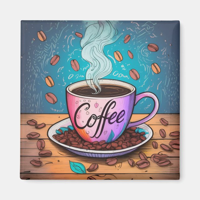 Aimant Good Morning Coffee Fridge (Devant)
