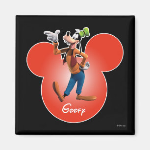 Aimant Goofy   Icône de tête de Mickey