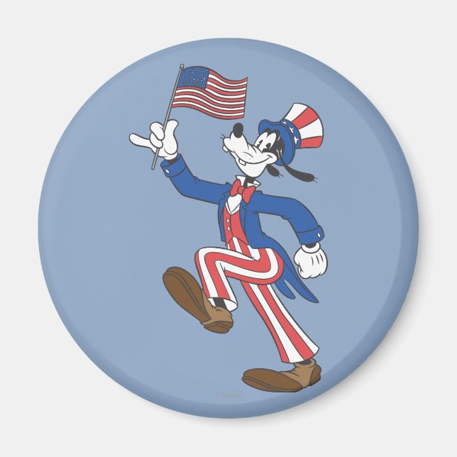 Aimant Goofy | Patriotique (Devant)