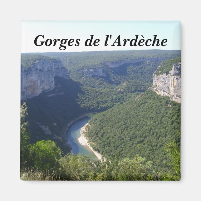Aimant Gorges de l'Ard�che - (Devant)