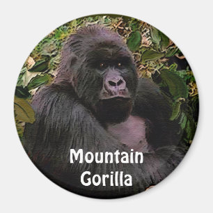 Aimant Gorille de montagne en voie de disparition Great A